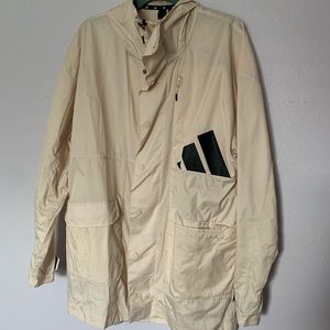adidas Cream Windbreaker/Rainjacket